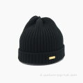 Dimensione del colore personalizzata del cappello di berretto nero